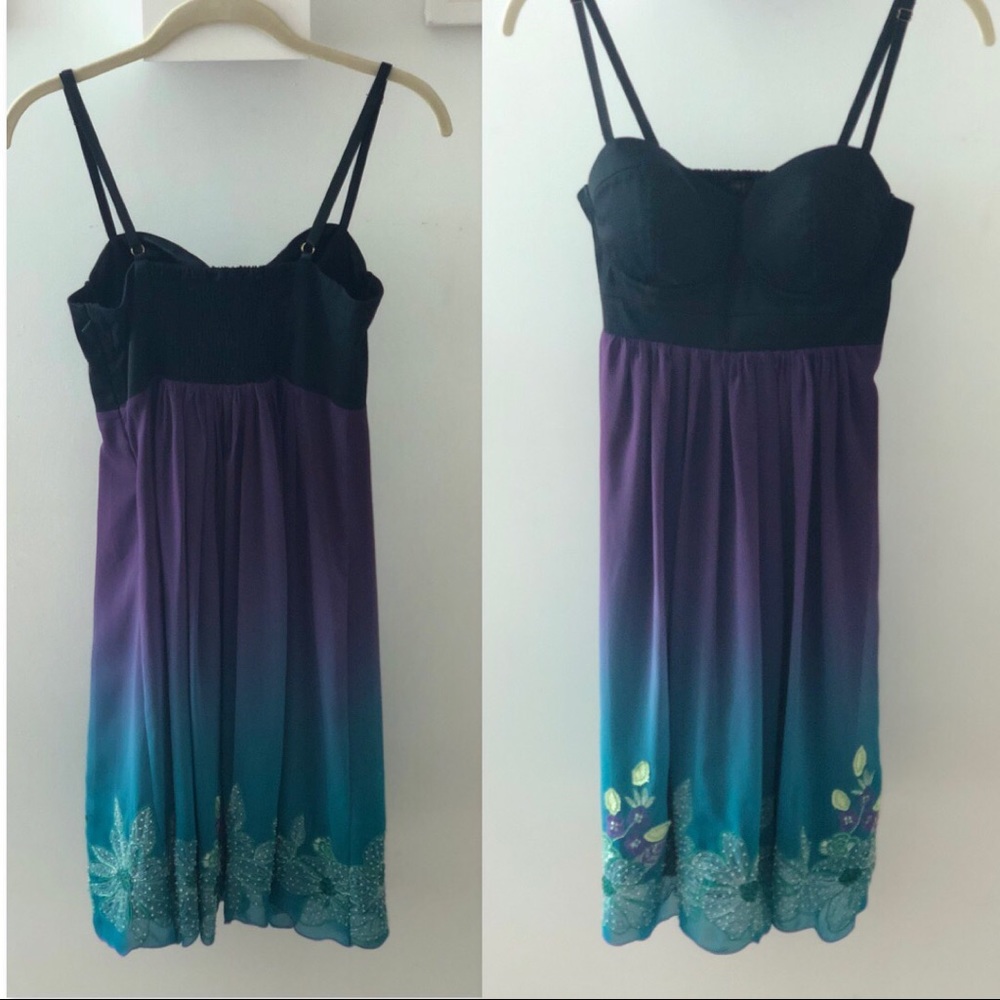 {GUESS} STRAPLESS BUSTIER DRESS